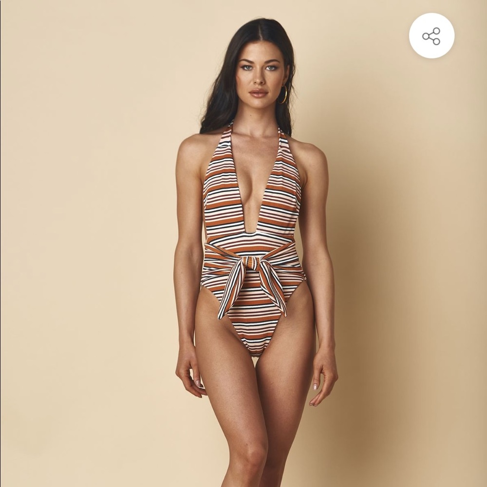 Montce Donna Rib Tropez Tie-Up One-Piece
